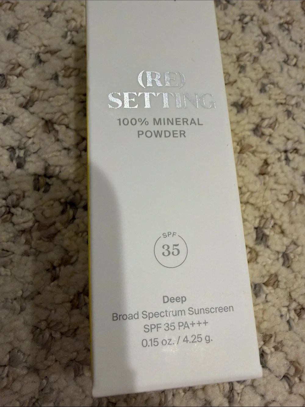 NIB Supergoop! (RE)Setting 100% Mineral Powder SPF 35, deep shade
